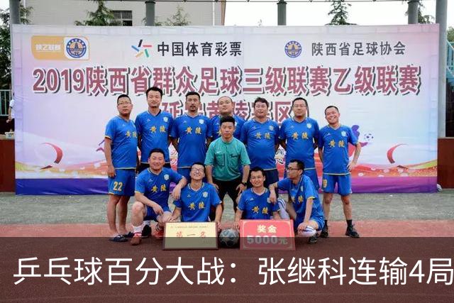 乒乓球百分大战：张继科连输4局，赵子豪立功，奥恰洛夫战队夺冠！曹魏回应退赛！
